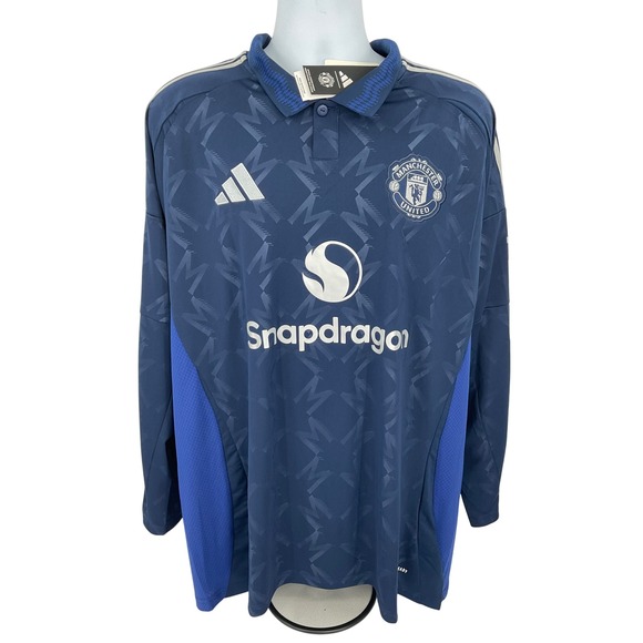 Adidas Manchester‎ United 24/25 Soccer Jersey Long Sleeve 2XL #1189 - Picture 1 of 8